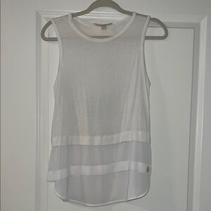 Michael Kors White Sleeveless Top